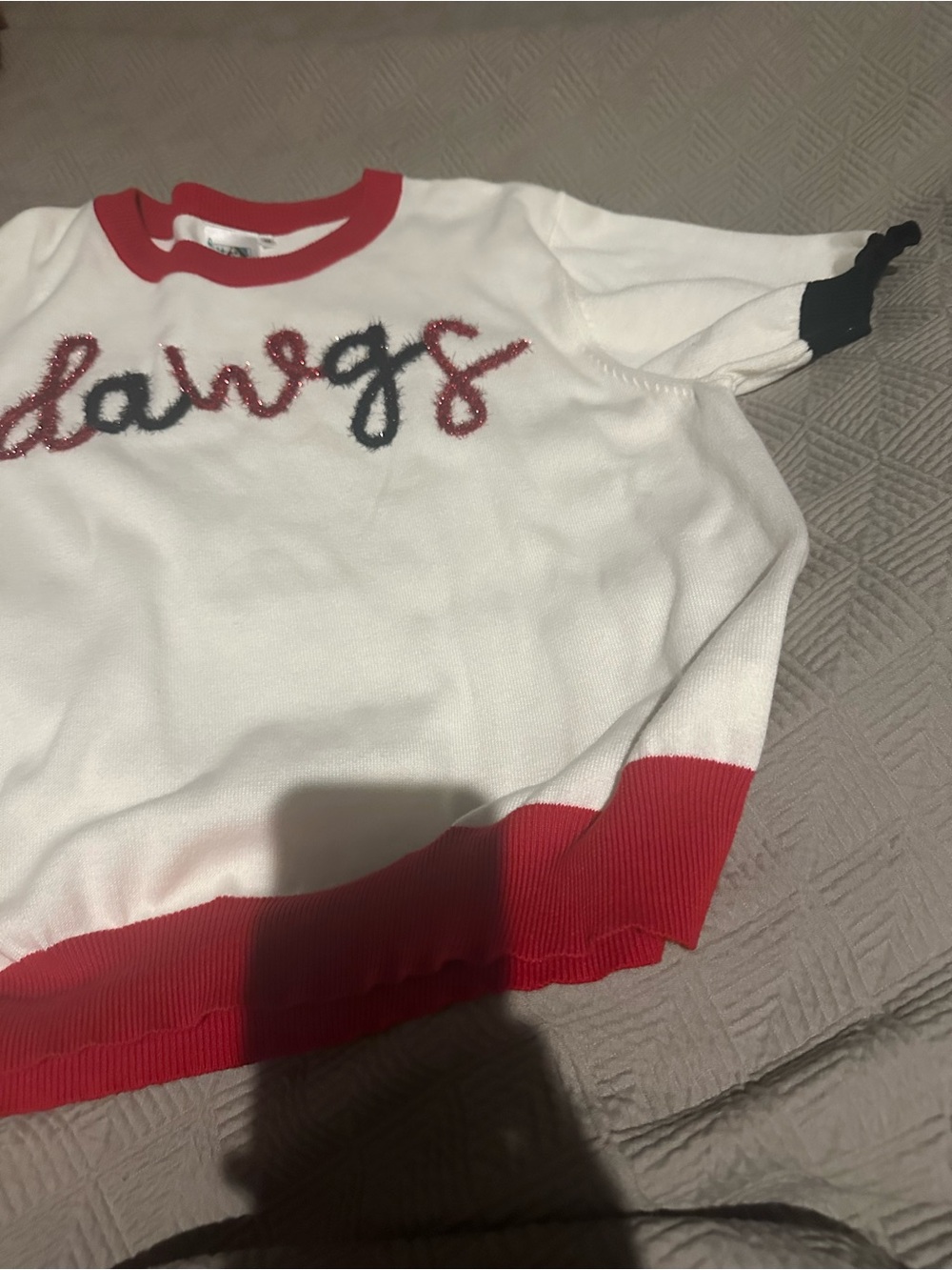 Queen of Sparkles Dawgs Crewneck Sweater